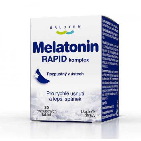 SALUTEM Melatonin Rapid komplex - Мелатонин комплекс 30 таблеток